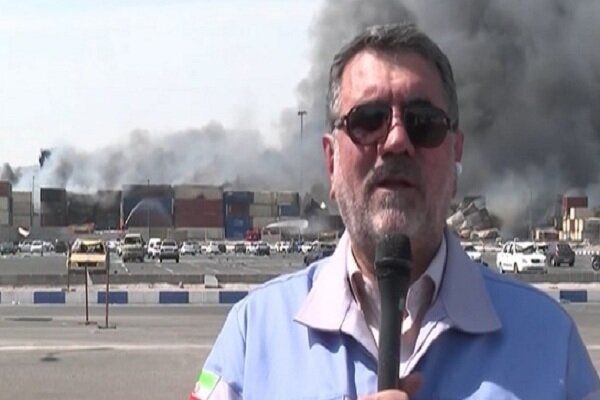 آتش سوزی در بندرشهید رجایی امشب مهار می شود