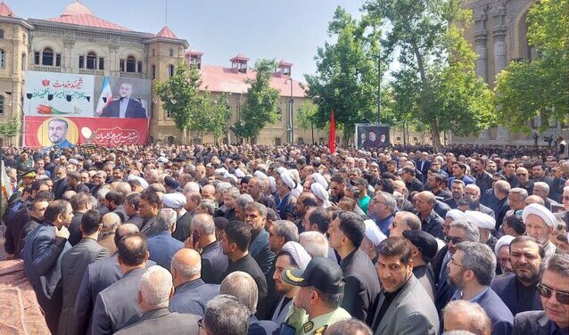 برگزاری مراسم تشییع شهید امیرعبداللهیان در وزارت خارجه