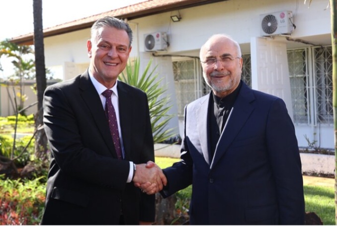 دیدار قالیباف با وزیر کشاورزی برزیل