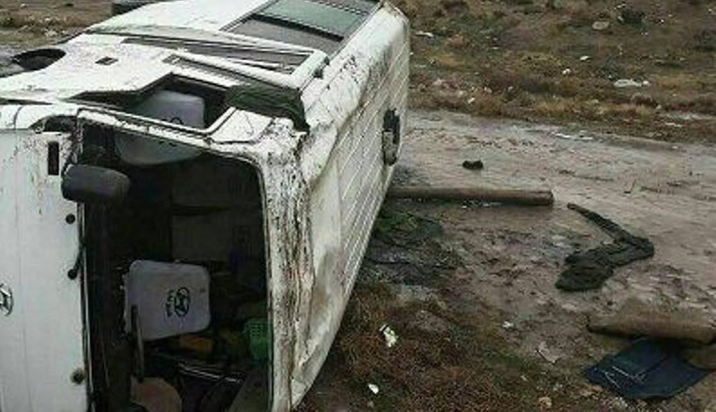 واژگونی ون، هفت مصدوم برجای گذاشت