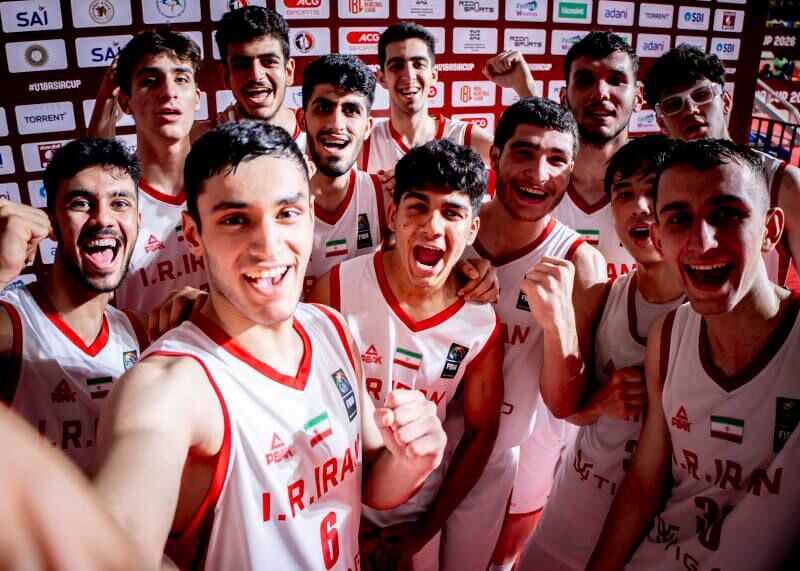  پیروزی ایران مقابل هند و صعود به یک‌چهارم نهایی بسکتبال کاپ آسیا