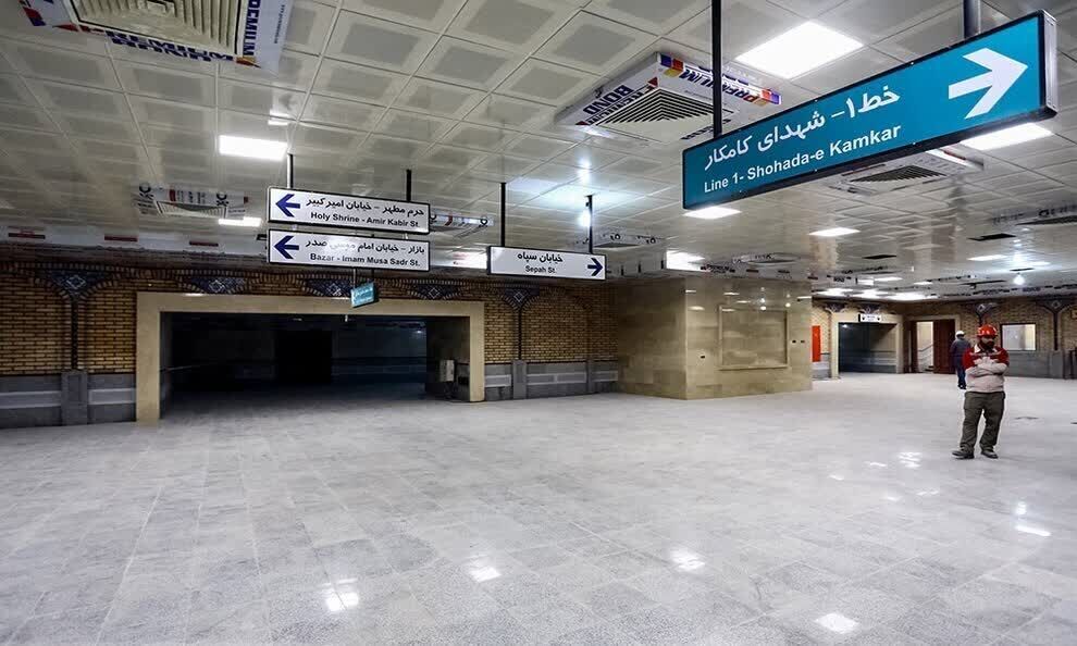  عملیات احداث ۲ ایستگاه جدید خط یک متروی قم آغاز شد