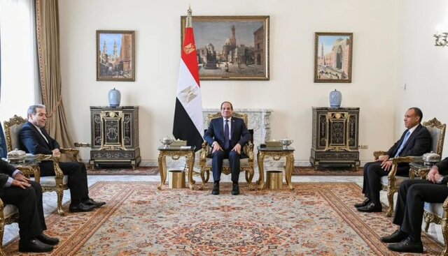 دیدار عراقچی با رئیسجمهور مصر در قاهره