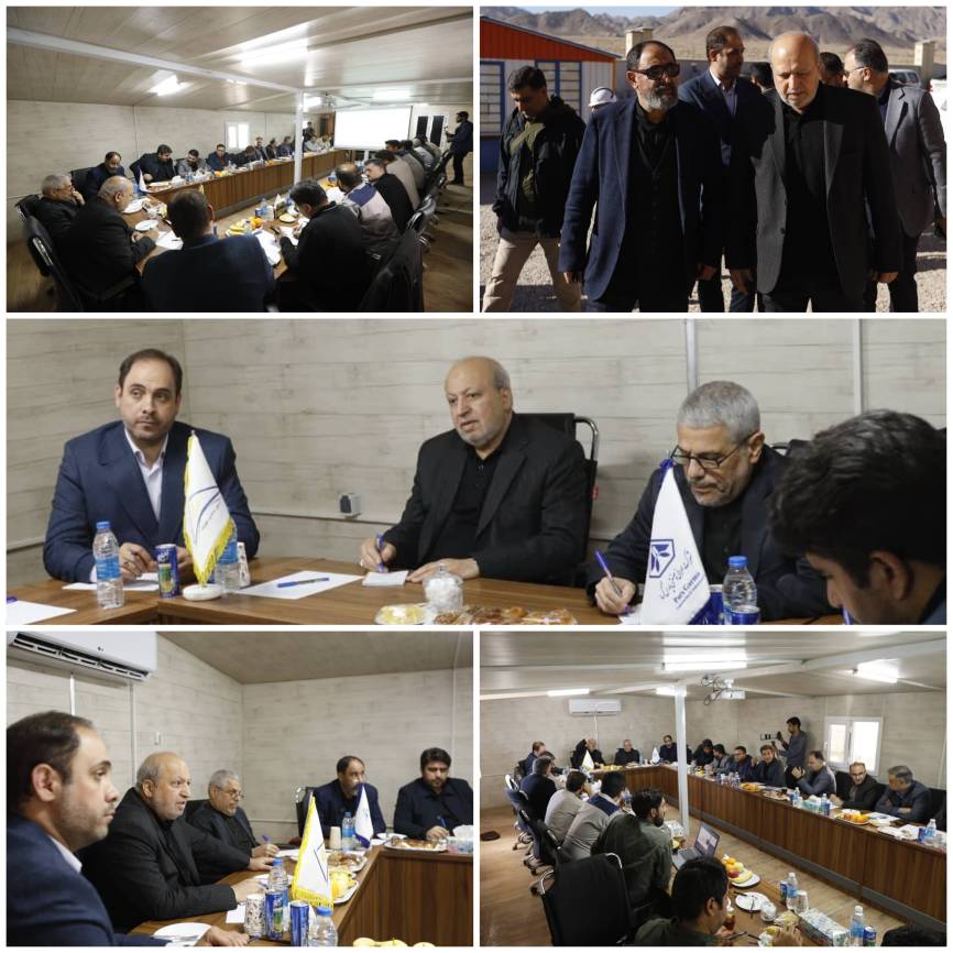 بازدید مدیرعامل گروه سرمایه‌گذاری غدیر از مجتمع معدنی و فرآوری طلای خونیک