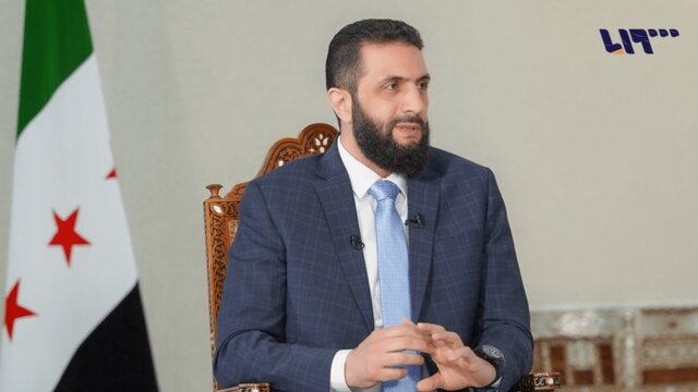 احمد الشرع: سوریه از جنگ نمی‌ترسد و آماده جنگیدن است